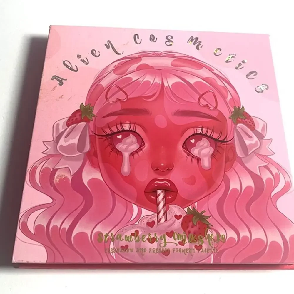 Alien Cosmetics Strawberry Milkshake Pressed Pigment Palette